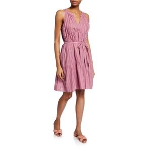 Xirena Elouise Burnt Lilac Striped Dress, Size M.